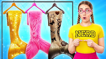 Barbie Trở Thành Nàng Tiên Cá | Thử Thách Thay Đổi Ngoạn Mục Multi DO Girls
