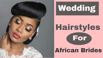 Wedding Hairstyles for Black African American Brides with Long Hair