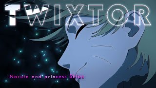 Naruto and Princess Shion [Raw + 4K Twixtor] Clips With Rsmb