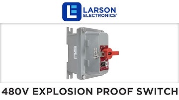 480V Explosion Proof Switch - C1D1&2 - C2D1&2 - Class III - 30 Amp Rating - 20 Horsepower Rating
