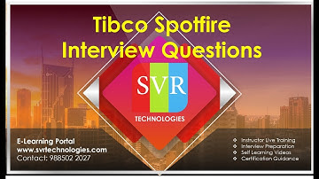 Tibco Spotfire Interview Questions || You Must Prepare In -2021 || Tibco Tutorials