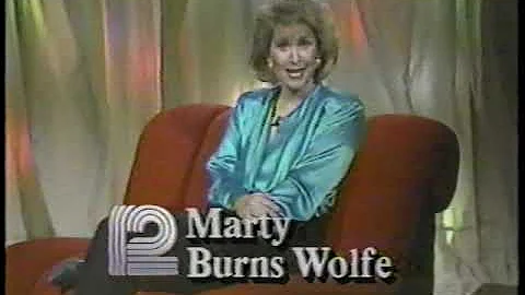 WISN 12 -  Marty Burns Wolfe holiday message (1987)