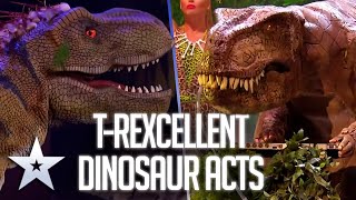 t rexcellent dinosaur acts britains got talent