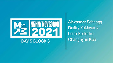 MolMag-2021 Day 5 Block 3