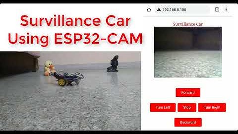 Surveillance Car Using ESP32-CAM