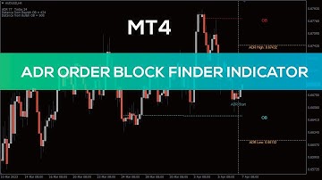 ADR Order Block Finder Indicator for MT4 - OVERVIEW