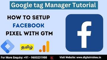Google Tag Manager in Tamil | Facebook Pixel Setup | New Facebook Pixel Google Tag Manager