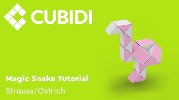 CUBIDI Magic Snake Tutorial – How To – 24 – Anleitung Strauß Magic Snake Puzzle