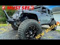 NEW MODS for Jeep Wrangler JKU- Wheels and Bumpers- MUST SEE!
