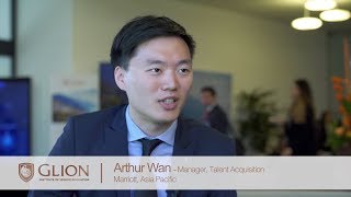 Marriott at the Glion Recruitment Fair 2017 | in Chinese
