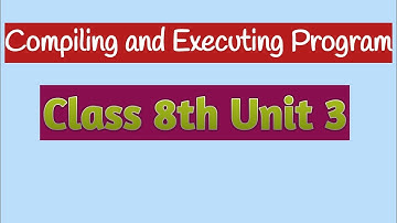 Compiling and executing program || java Computer class 8th