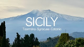 Italian City Break 🇮🇹 | Sicily | Taormina, Syracuse, Catania | Subtitled