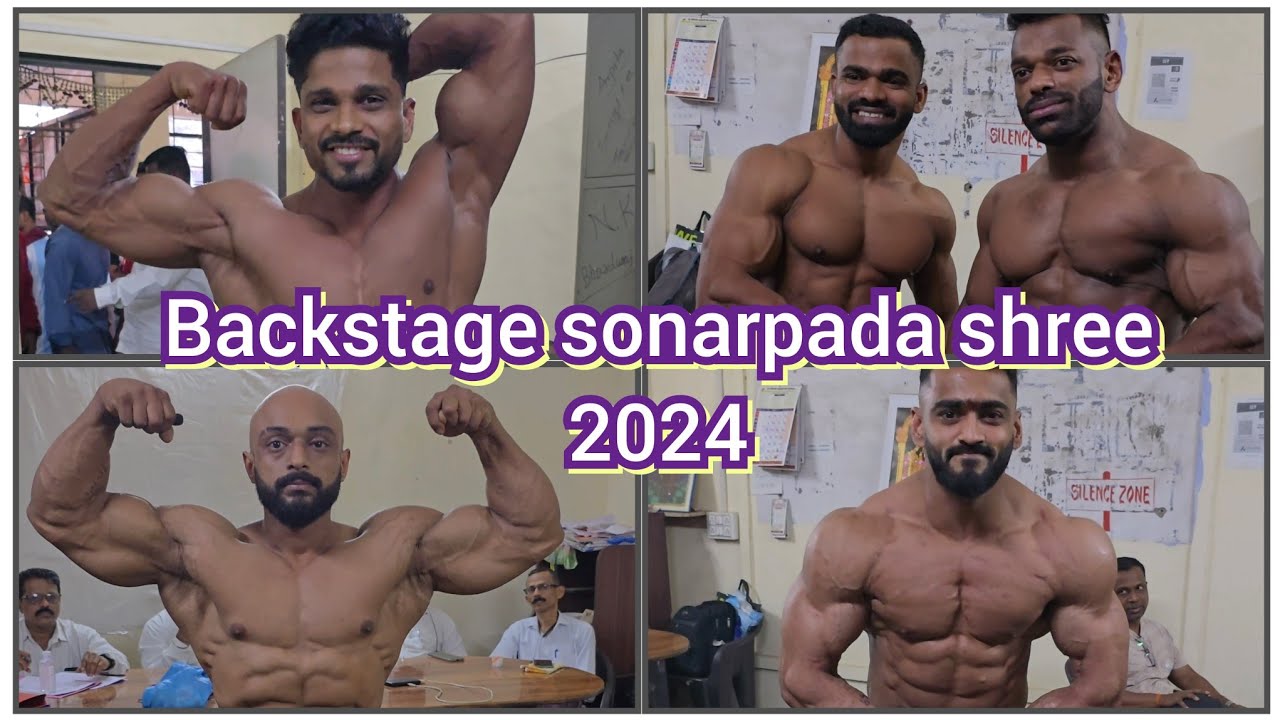 Backstage sonarpada Bodybuilding competition 2024