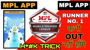 Mpl H#(k TRICK | RUNNER NO. 1 me har baar jitoge | Live proof in video