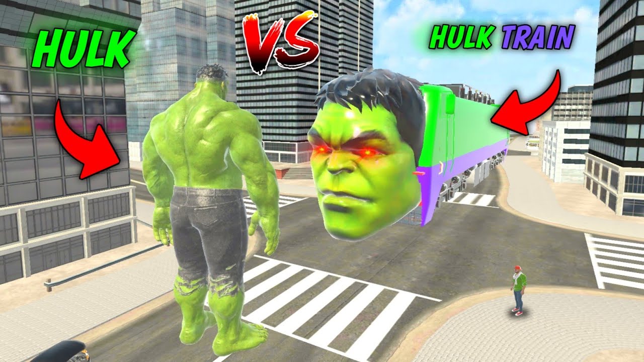 Hulk vs Giant Hulk Train | Ultimate Battle 💥 INDIAN THEFT AURA 