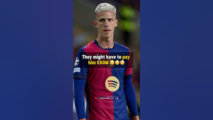 Dani Olmo WON’T play for Barcelona again ❌😳