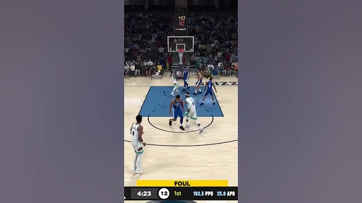 Ja Morant Strong And-1 Layup!!! #highlights #jamorant #basketball #nba2k26 #nba #mycareer