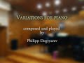 `Variations for Piano` (2011) Philipp Degtyarev-Cord