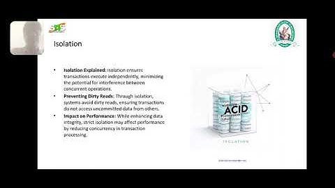 ACID Properties|Advanced RDBMS|SNS Institutions