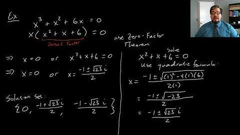 Solving Higher Order Polynomial Equations | College Algebra