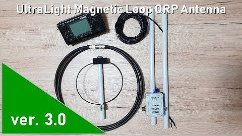 ver.3.0 UltraLight Magnetic Loop Antenna - opgevouwen constructie