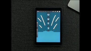 How to draw and animate water drops in Procreate (easy, for beginners)