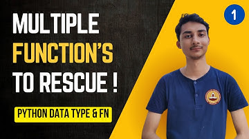 Implement Multiple Functions in python | Python Oppe 1 Practice Series Qn 1 | May 2024