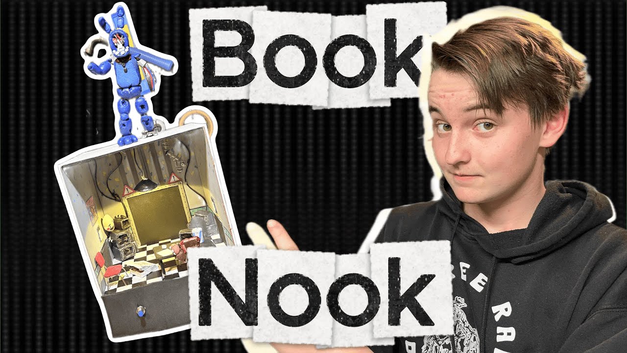 I Made a FNAF 2 Book Nook