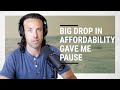 Big Drop in AFFORDABILITY INDEX Gave Me Pause // The Richard Haynes Real Estate Show #15