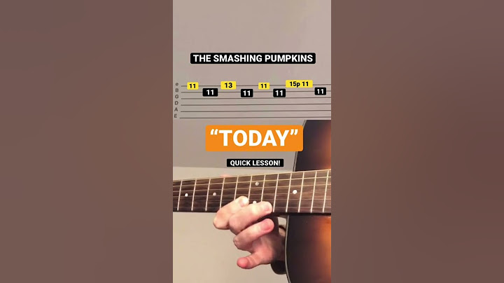 “Today”- Smashing Pumpkins Intro Lesson #thesmashingpumpkins #guitarlesson #guitartabs #90srock