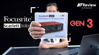 [ AT REVIEW ] : Focusrite Scarlett Solo Gen 3