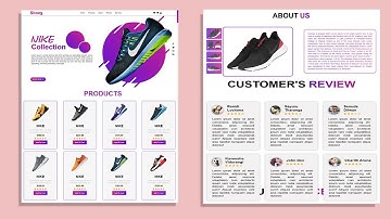 How To Make A Shoes Website Design Using | HTML CSS & JAVASCRIPT