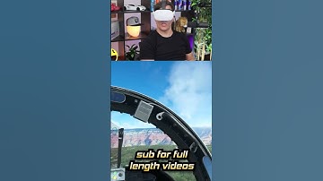 Flying a fighter jet in VR will change your life! (MSFS 2020) #shorts