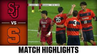 St. John's (NY) vs. Syracuse Match Highlights | 2026 ACC Men's Soccer