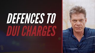 DEFENCES TO DUI CHARGES