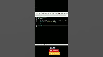 Print "Hello World" without using semicolon || C programming // coding campus || #coding_campus.