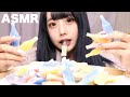 【ASMR】ワックスボトルキャンディー咀嚼音/wax bottle candy【ささやき食レポ】