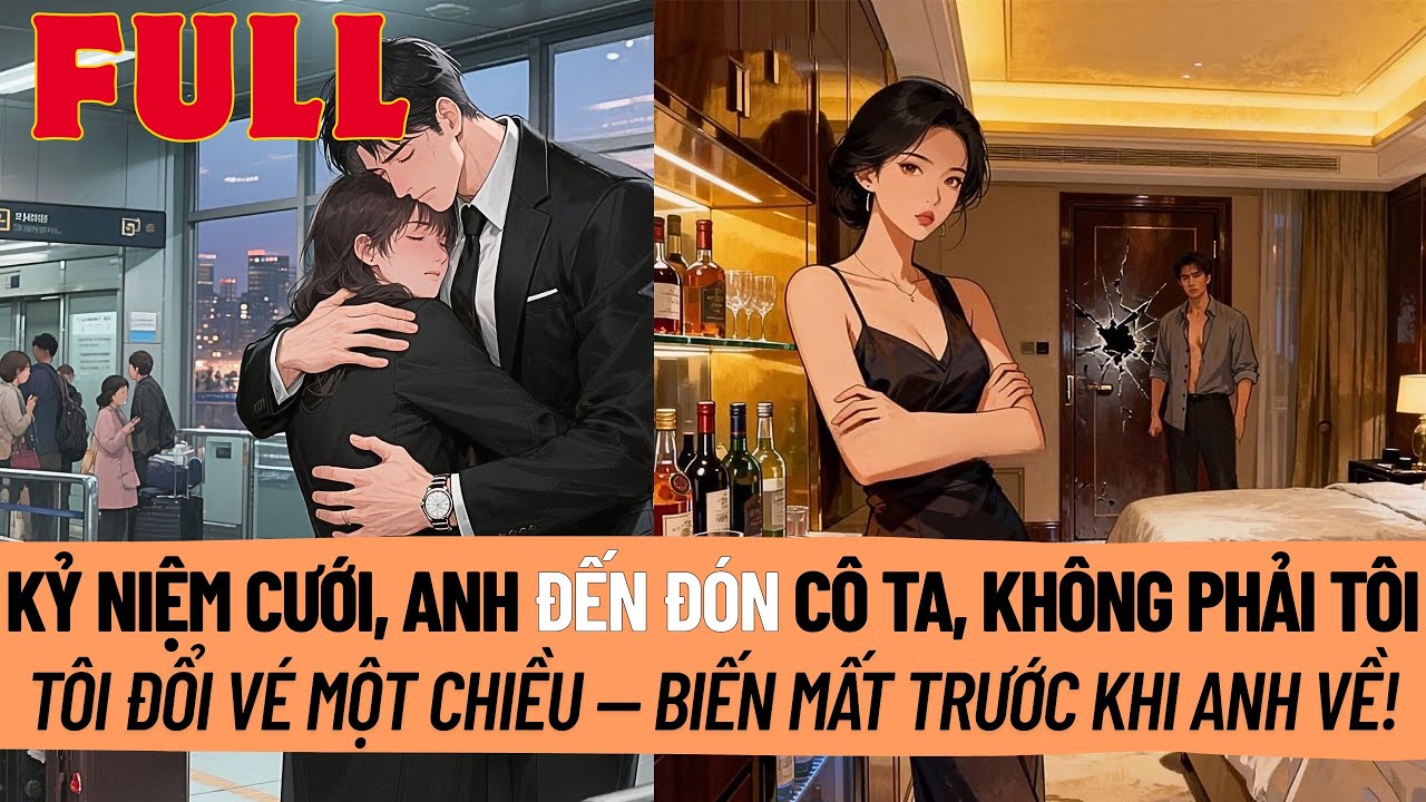 Kỷ Niệm Cưới, Tôi Thấy Anh Ôm Cô Ta Ở Sân Bay. Tôi Đổi Vé Một Chiều Và Biến Mất Trước Khi Anh Kịp Về