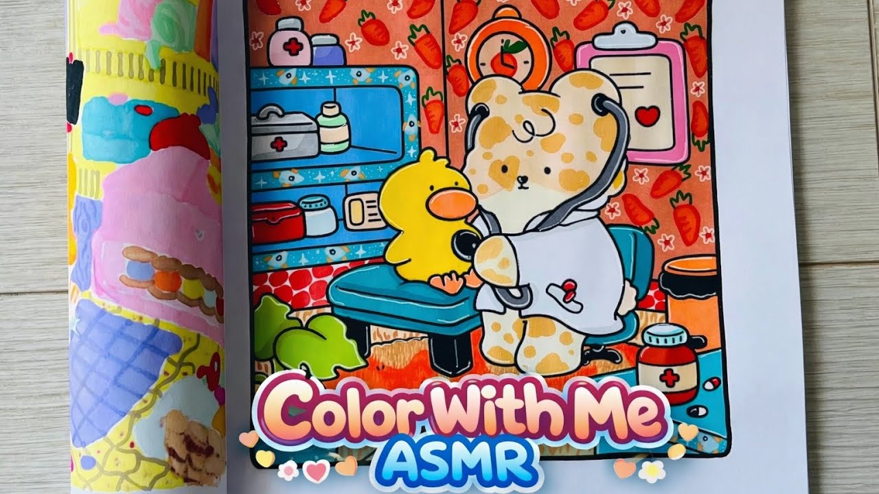 Color With Me ASMR | Fuzzy Workies (The Gentle Checkup)
