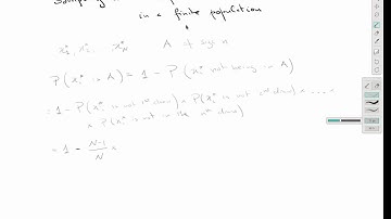 Simple random sample without replacement