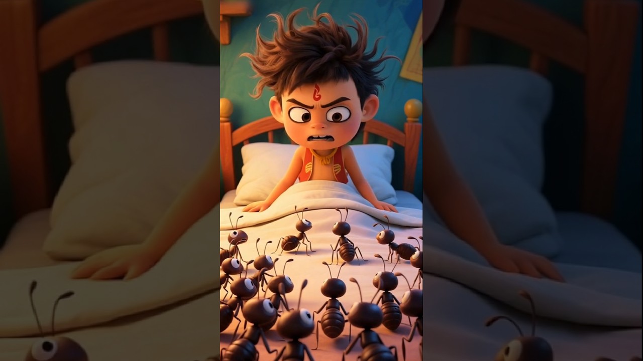 चिन्टू के घर में चीटियां घुस गयी😱 #Shorts #Cartoon #viralvideo