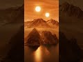 Imagine watching two sunsets every single day. ☀️☀️