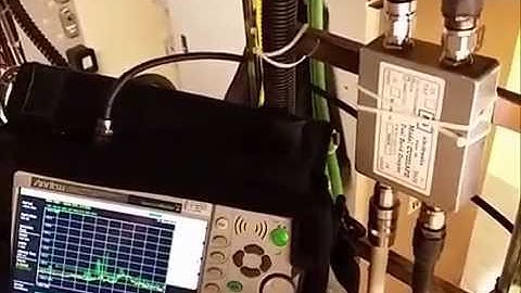 Interference hunting with spectrum analyzer