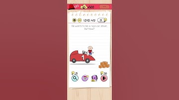 He wants to be a race car driver but how? Brain test level 410 #braintest #brainpuzzle #shorts