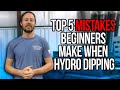 TOP 5 MISTAKES BEGINNERS MAKE WHEN HYDRO DIPPING | Liquid Concepts | Weekly Tips and Tricks