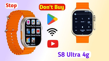 Do Not Buy S8 Ultra 4g Android Smartwatch | S8 Ultra 4g Smartwatch Review 😡 | Android Smartwatch