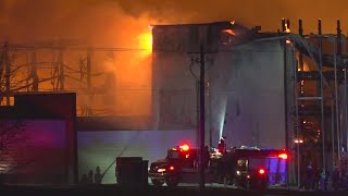 Multiple agencies respond to large structure fire in Kurten