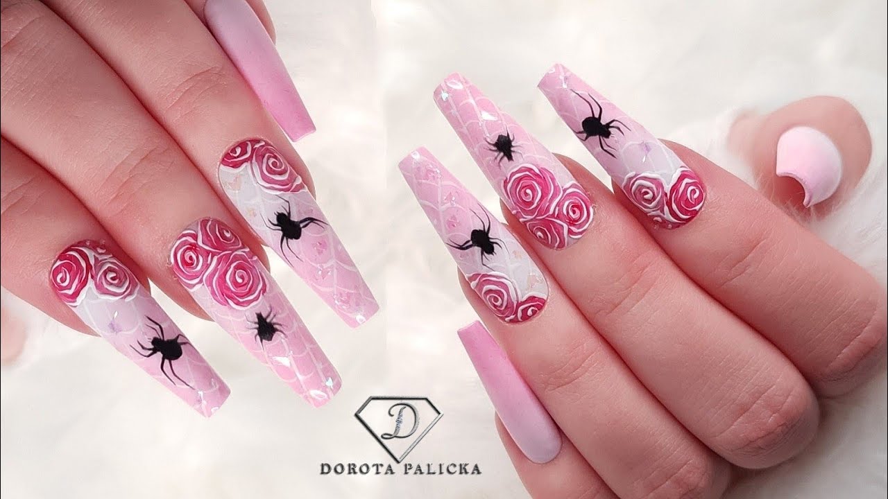 cute-halloween-nails-spider-web-nail-art-halloween-nails-trends-youtube