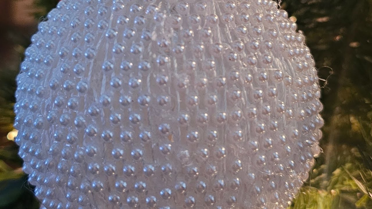 Pearl ornaments making easy hacks for Christmas tree 