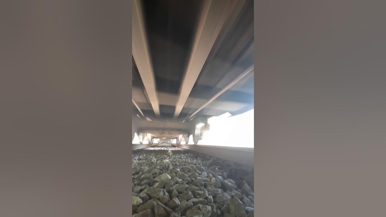Camera under train. YouTube